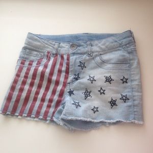 American flag shorts