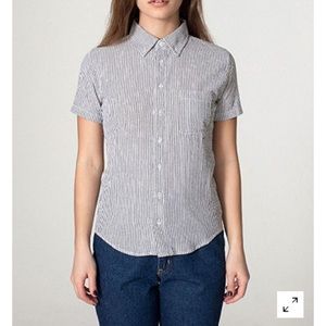 ❗️SOLD❗️American apparel pocket button down