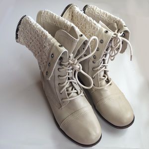 Cute White Booties