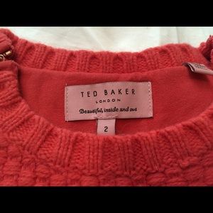 Ted Baker Pink Cashmere-blend Sweater