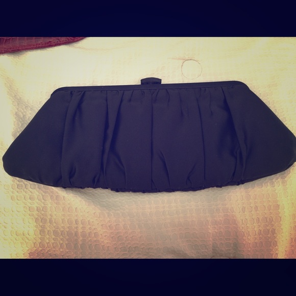Beautiful Satin Black Clutch