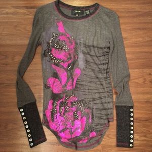 Miss Me long sleeve top