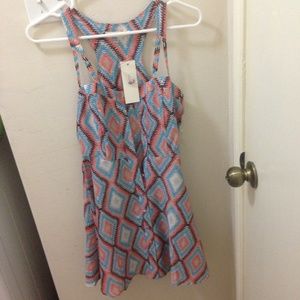 Button up flowy dress