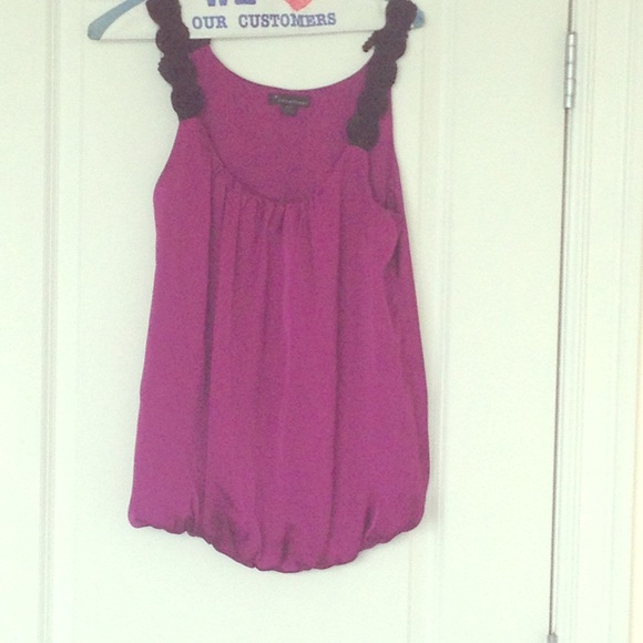 Purple 100% polyester top