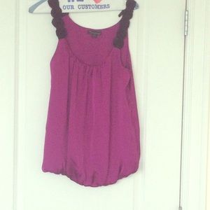 Purple 100% polyester top