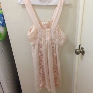Light pink flowy dress