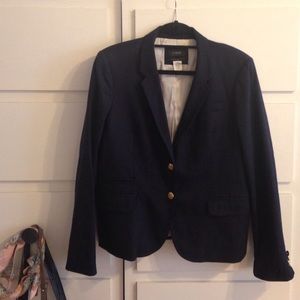 J. Crew Navy Schoolboy Blazer