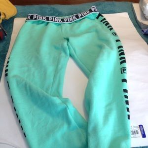 NWOT light blue PINK sweats