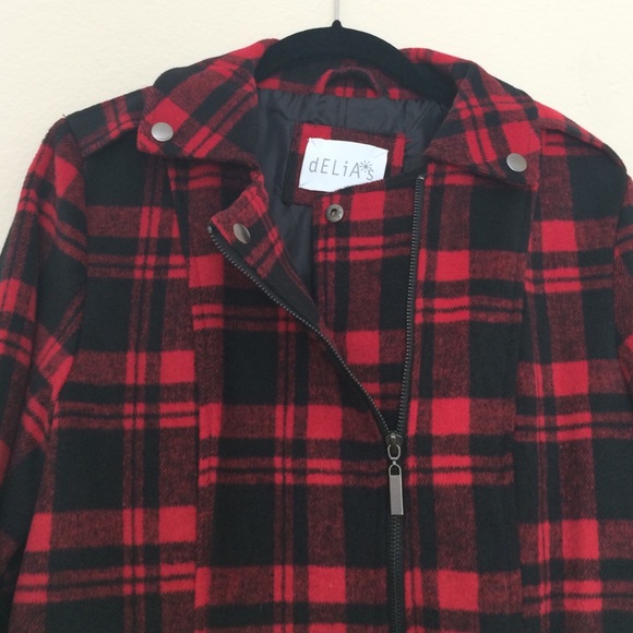 Red plaid jacket - Picture 2 of 3