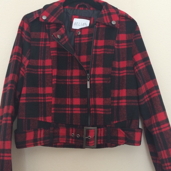 Red plaid jacket - Picture 3 of 3