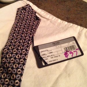 Men's Skinny Prada Tie