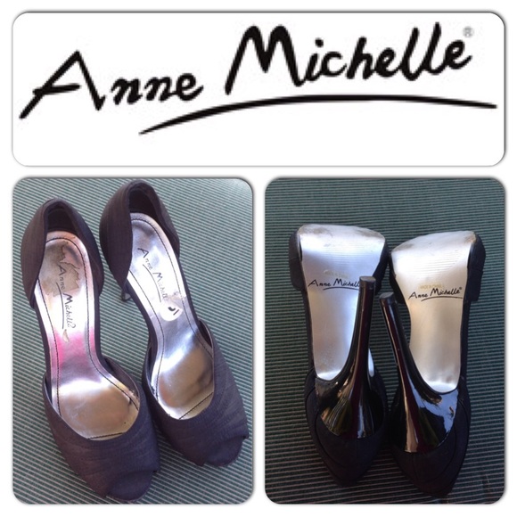 Black heels 5 inches  tall