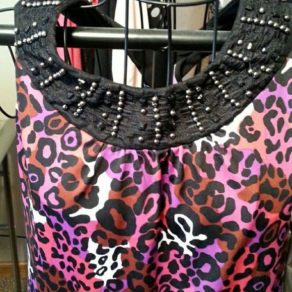 Animal print dress