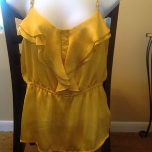 Yellow/Gold Forever 21 Tank Top