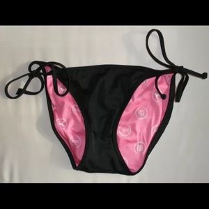 Victoria Secret bikini bottoms black tie side