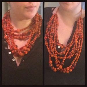 Chan lulu silk beaded necklace