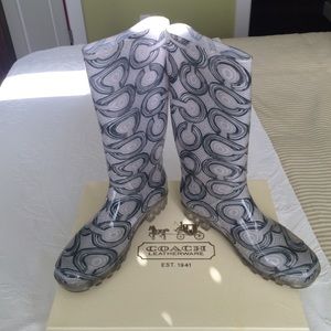 Coach Rainboots.