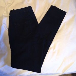 dark wash high waisted jegging AA EASY JEAN DUPE