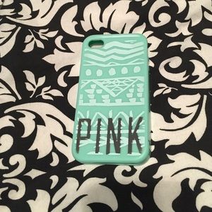 PINK teal iPhone 4/4s case