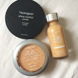 Foundation and powder- L'oreal/Neutrogena
