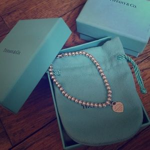 Beaded Tiffany bracelet. PERFECT CONDITION