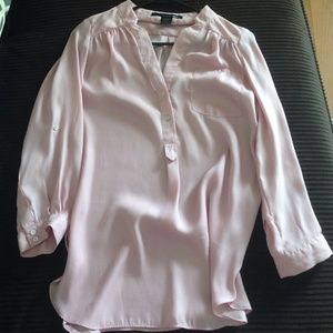 Light pink long sleeve tunic