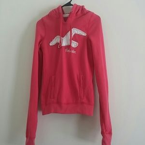 Bright pink Hollister sweater