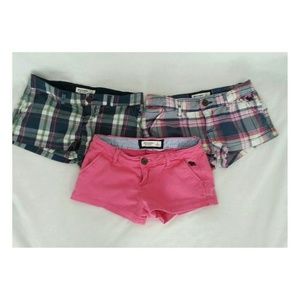 3 Pairs of Cotton Shorts