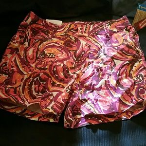 paisley patterned shorts