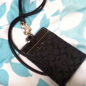 Coach lanyard/ID holder