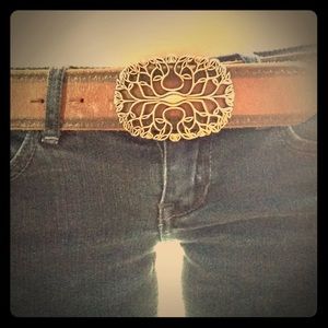 Genuine Italian Leather Brown Belt