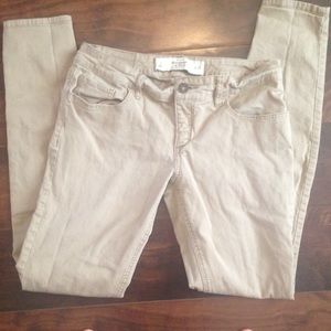 Abercrombie khaki skinny jeans