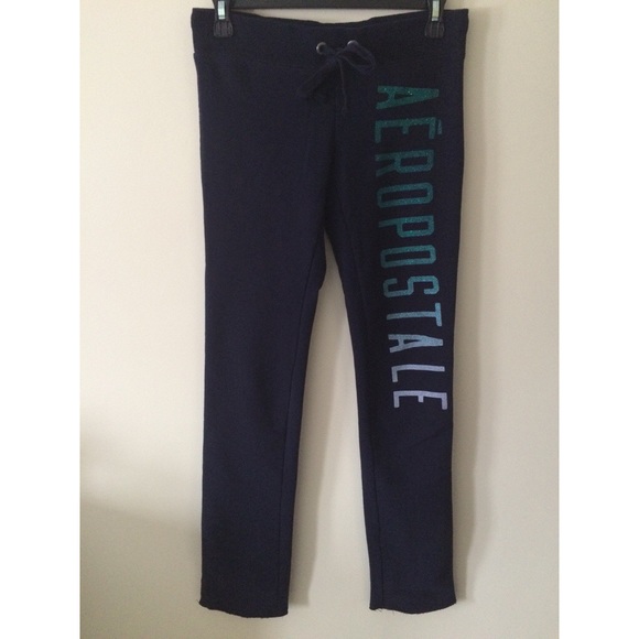 Navy Stretch Yoga Pants