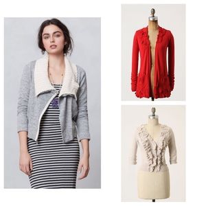 BUNDLE- knit moto, 2 cardigans