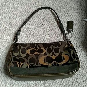 Vintage camo Coach mini bag