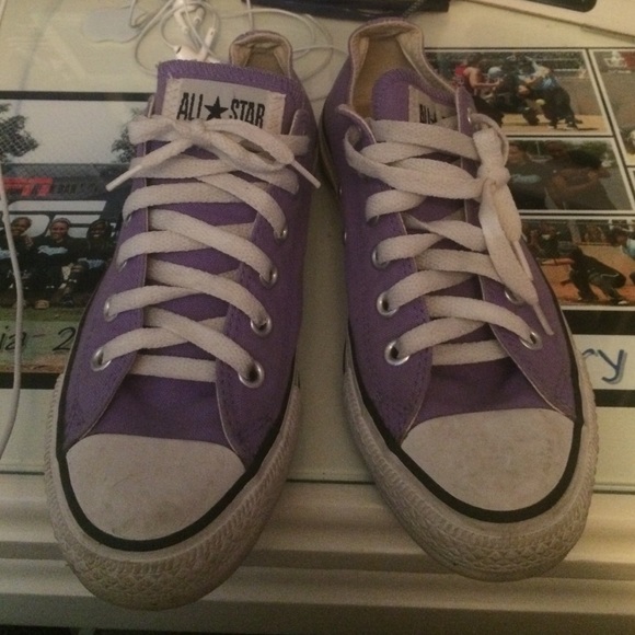 Light Purple Converse Sneakers