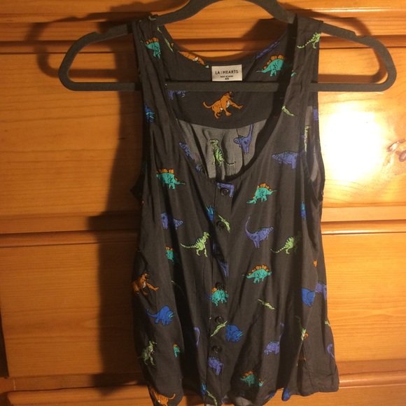 LA Hearts Dinosaur Top