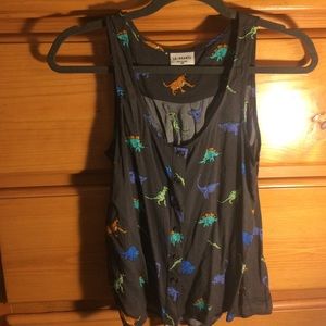 LA Hearts Dinosaur Top