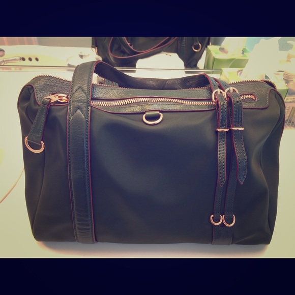 MZ Wallace Colette Satchel Forest Green VEUC