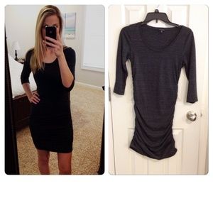 Express gray stretch dress