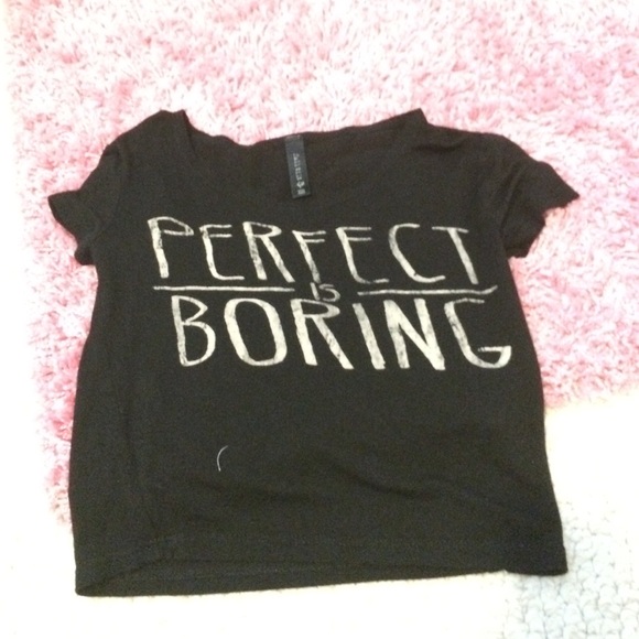 Black crop top