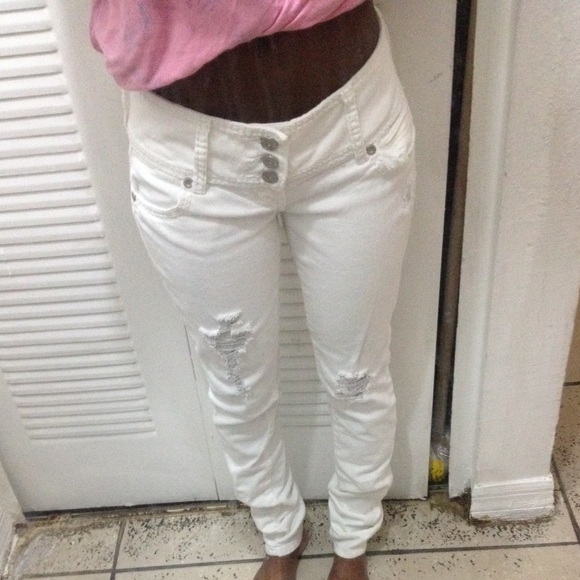 White jeans
