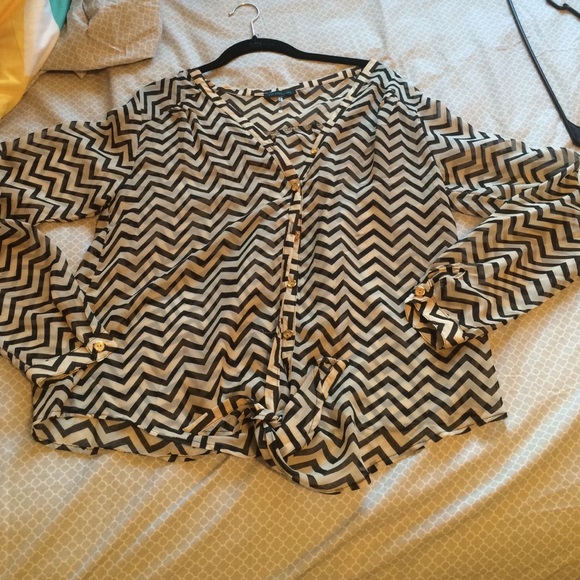 Chevron Tie Shirt