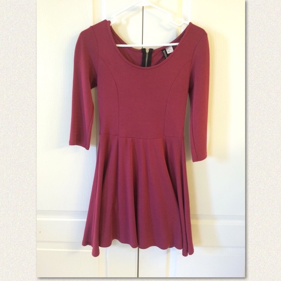 Red Fit and Flare Dress