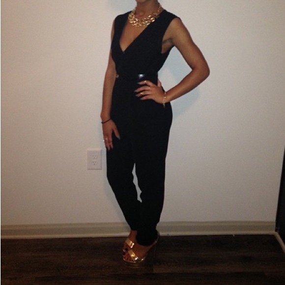 Black Jumpsuit: ADD ME ON MERCARI