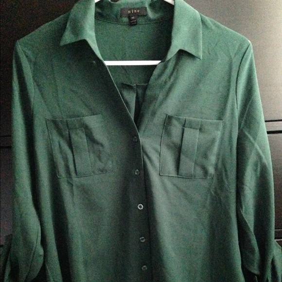 Green Button up Shirt