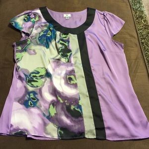 Purple dress blouse