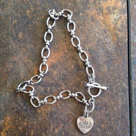 Juicy Couture Silver Charm Necklace