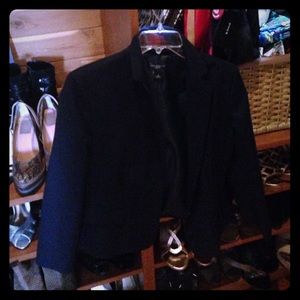 Ann Taylor 12 petite Navy Blue Blazer