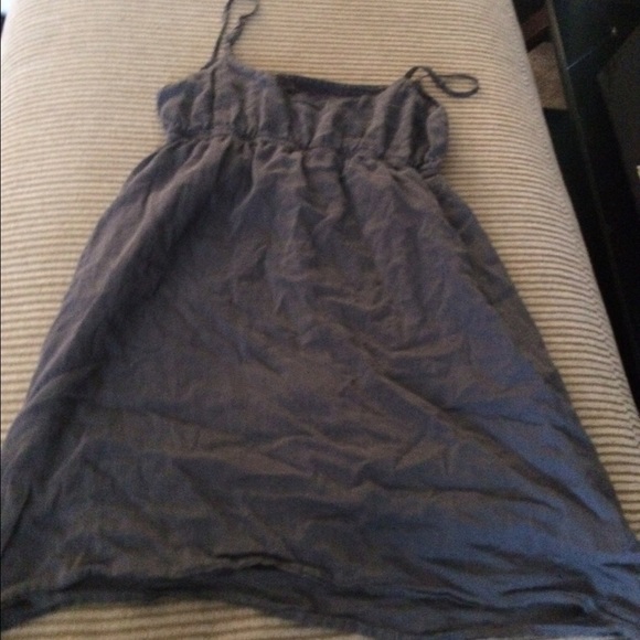 Dark Gray Summer Dress - Picture 2 of 3